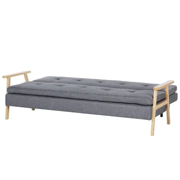 3-personers sofa Tjorn - Grå, lyst træ - Møbler - Sofaer - Sovesofaer