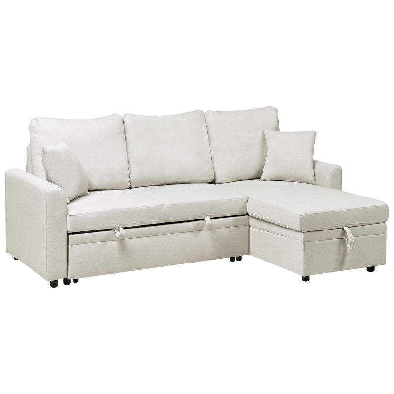 3-personers sofa Nassjo venstrevendt - Lys beige - Møbler - Sofaer - Sovesofaer