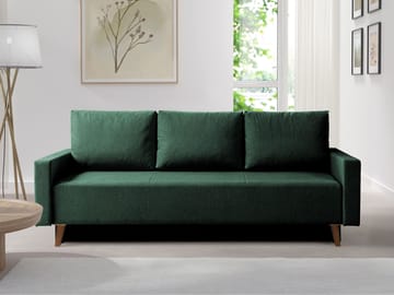 3-personers sovesofa OVIEDO Verita 75 - Mørkegrøn - Møbler - Sofaer - Sovesofaer