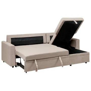 3-personers sofa Nassjo venstrevendt - Lysebrun - Møbler - Sofaer - Sovesofaer