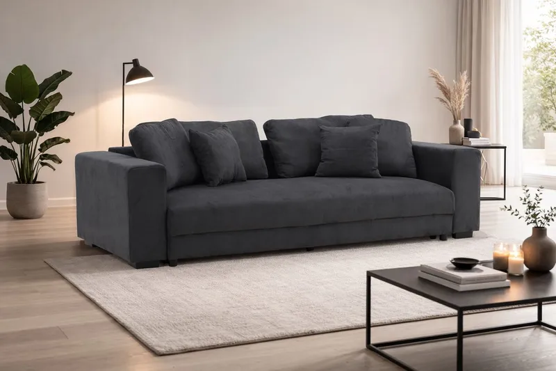3-personers sofa Venture Home Bellman Mørkegrå 250 x 95 x 78, mørkegrå