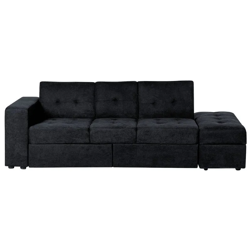 3-personers sofa Falster, Sort