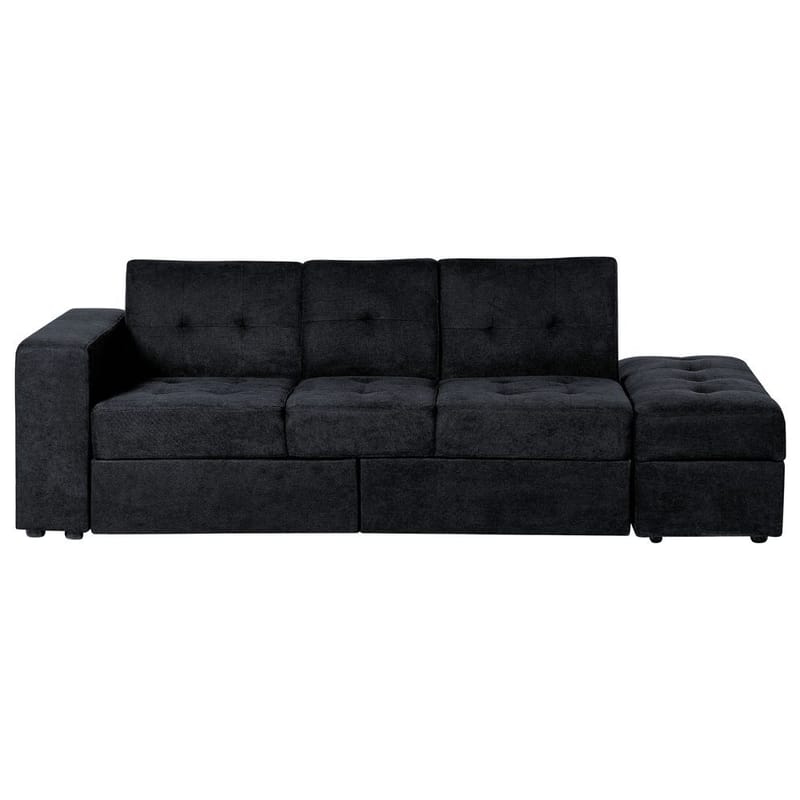 3-personers sofa Falster, Sort