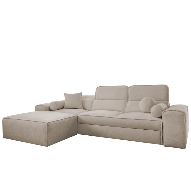 3-personers sovesofa med divan VITO Velo 623 Venstrevendt, Beige