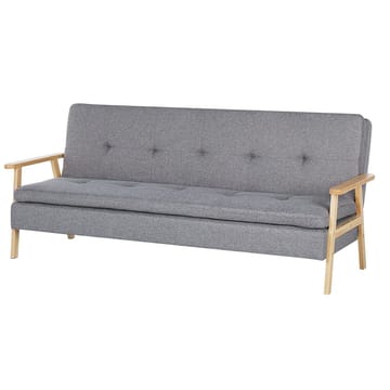 3-personers sofa Tjorn - Lysegrå, lyst træ - Møbler - Sofaer - Sovesofaer