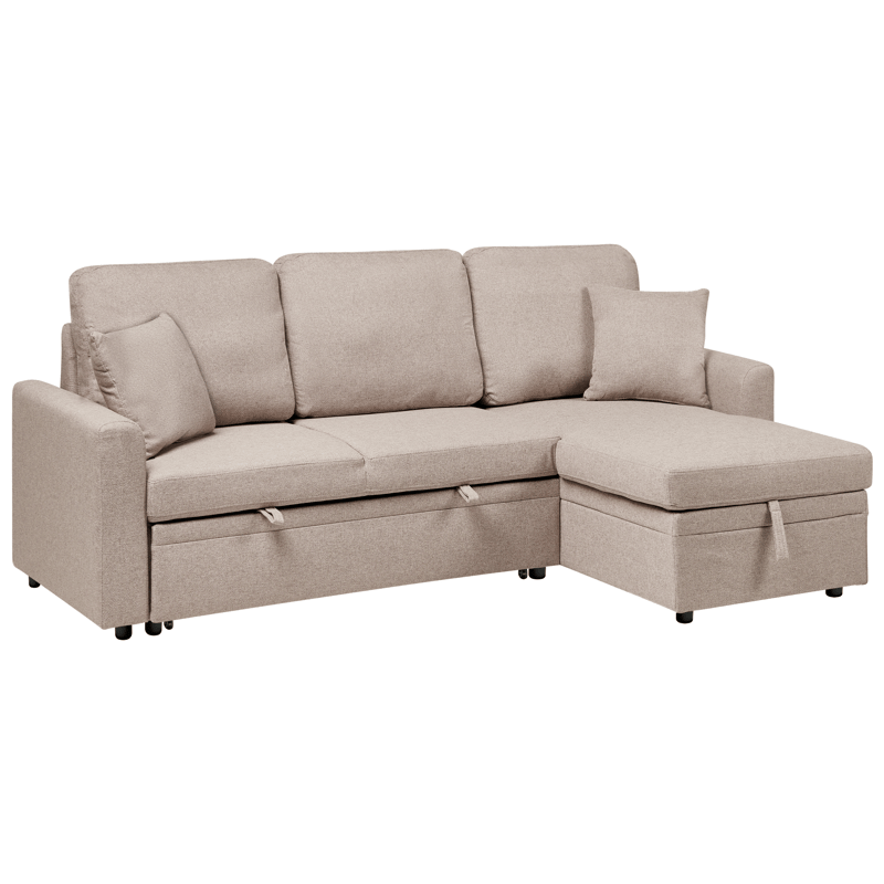 3-personers sofa Nassjo venstrevendt - Lysebrun - Møbler - Sofaer - Sovesofaer