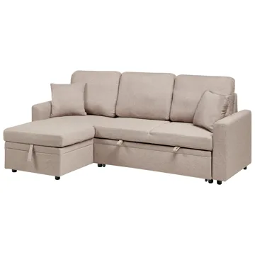 3-personers sofa Nassjo højrevendt - Lysebrun - Møbler - Sofaer - Sovesofaer