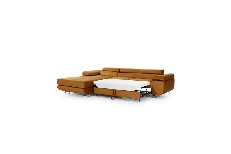 Klinka Sovesofa med Divan Venstre - Beige/Brun - Sovesofaer - 4 personers sovesofa