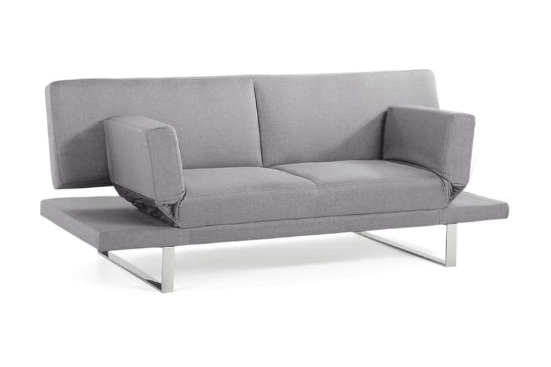 Ramsholt Foldbar Sovesofa 105x192 cm i Stof - Grå - Møbler - Sofaer - Sovesofaer - 4 personers sovesofa
