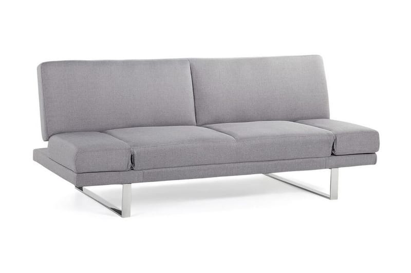 Ramsholt Foldbar Sovesofa 105x192 cm i Stof - Grå - Møbler - Sofaer - Sovesofaer - 4 personers sovesofa