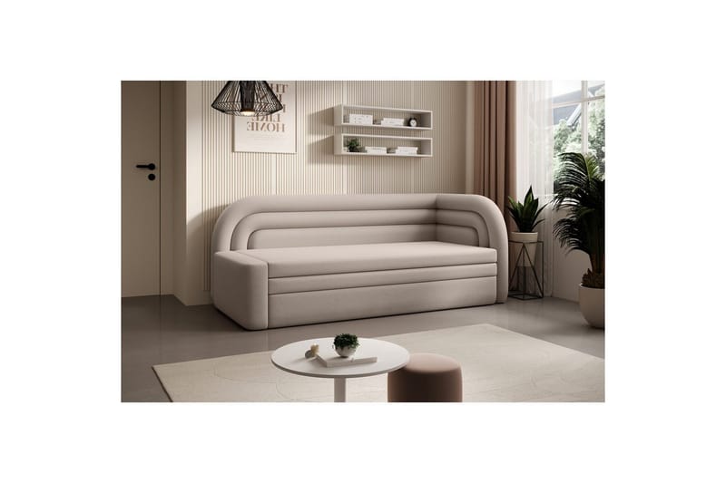 Sofa Eltap Fabillo 223x86x80 cm - Sola 18, Grå, Højre - Møbler - Sofaer - Sovesofaer - 4 personers sovesofa