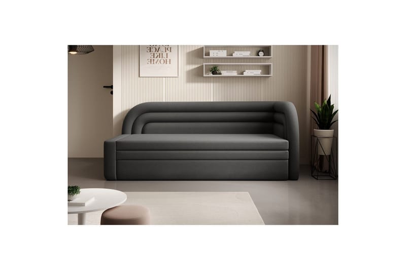 Sofa Eltap Fabillo 223x86x80 cm - Sola 6, Grå, Højre - Møbler - Sofaer - Sovesofaer - 4 personers sovesofa