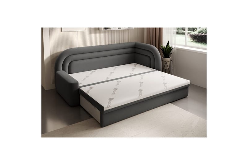 Sofa Eltap Fabillo 223x86x80 cm - Sola 6, Grå, Højre - Møbler - Sofaer - Sovesofaer - 4 personers sovesofa