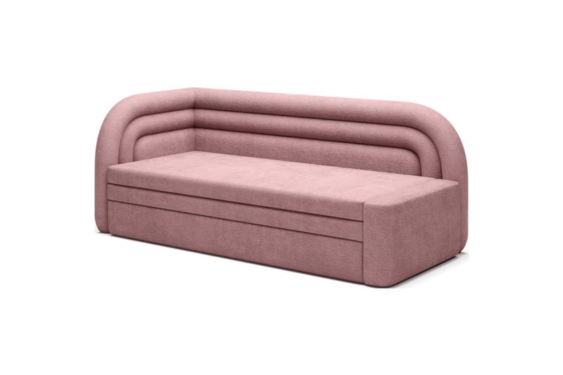 Sofa Eltap Fabillo 223x86x80 cm - Touch 24, Pink, Venstre - Møbler - Sofaer - Sovesofaer - 4 personers sovesofa