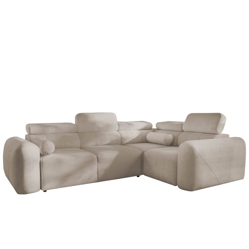 4-personers hjørnesovesofa VOLARE Velo 623 Højrevendt, beige