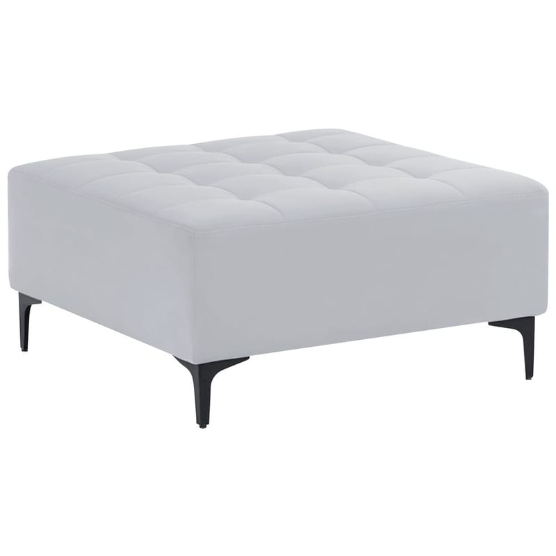 4-personers modulsofa Aberdeen - Lysegrå, sort/Venstrevendt/Fløjl - Møbler - Sofaer - Modulsofaer - Komplet modulsofa