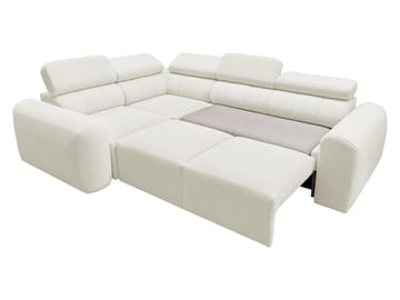 4-personers hjørnesovesofa VOLARE Velo 621 Højrevendt - hvid - Møbler - Sofaer - Sovesofaer