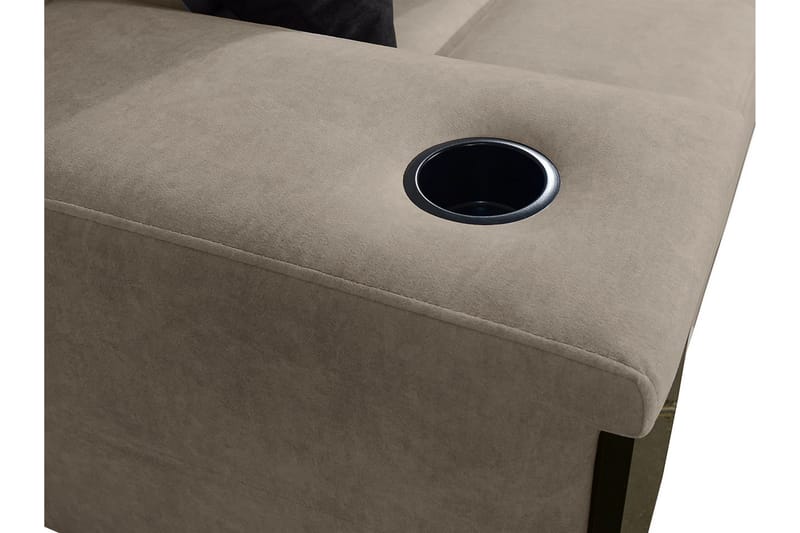 5-Pers. Sovesofa Højre - Sort - Møbler - Sofaer - Sovesofaer