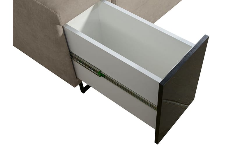 5-Pers. Sovesofa Venstre - Grøn - Møbler - Sofaer - Sovesofaer