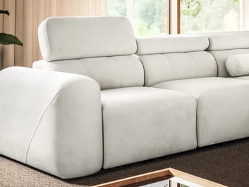 5-personers hjørnesovesofa VOLARE Velo 621 Højrevendt - hvid - Møbler - Sofaer - Sovesofaer