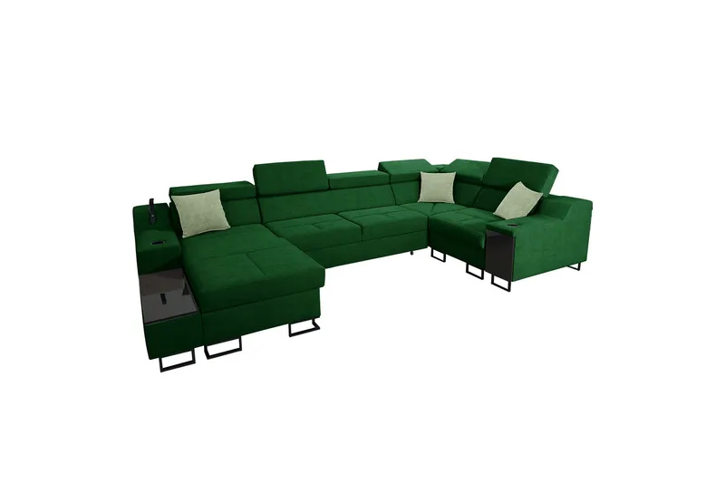 5-Pers. Sovesofa Venstre, Grøn