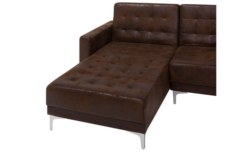 Aberdeen Chaiselongsofa med Sovefunktion - Brun - Møbler - Sofaer - Sovesofaer