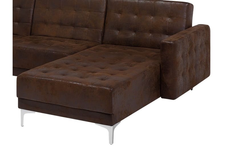 Aberdeen Chaiselongsofa med Sovefunktion - Brun - Møbler - Sofaer - Sovesofaer