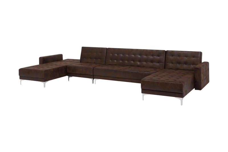 Aberdeen Chaiselongsofa med Sovefunktion - Brun - Møbler - Sofaer - Sovesofaer