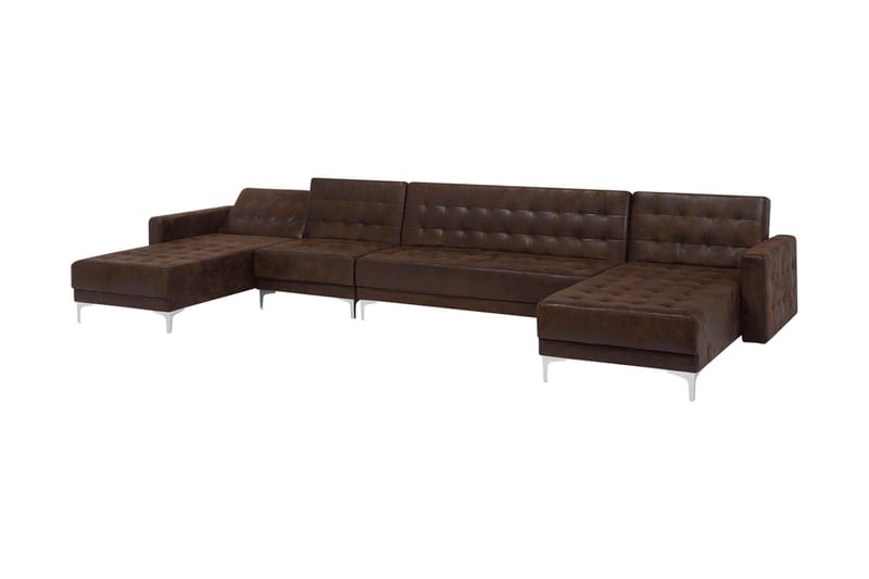 Aberdeen Chaiselongsofa med Sovefunktion - Brun - Møbler - Sofaer - Sovesofaer