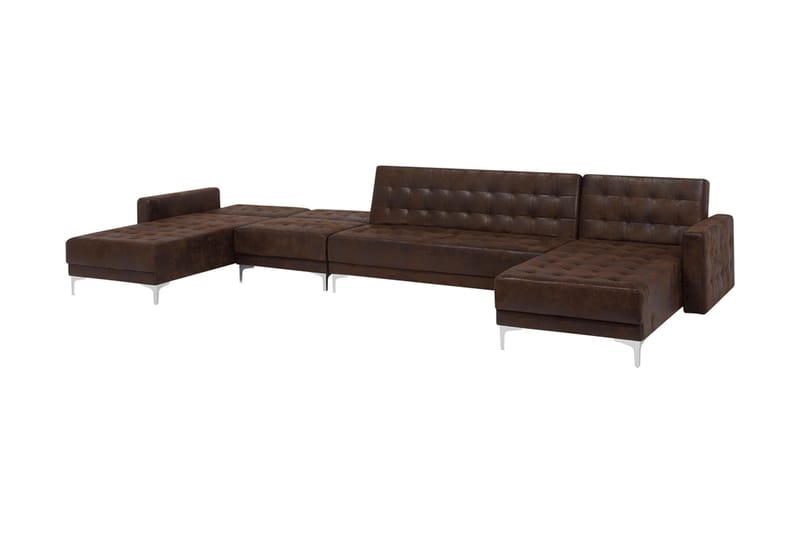 Aberdeen Chaiselongsofa med Sovefunktion - Brun - Møbler - Sofaer - Sovesofaer
