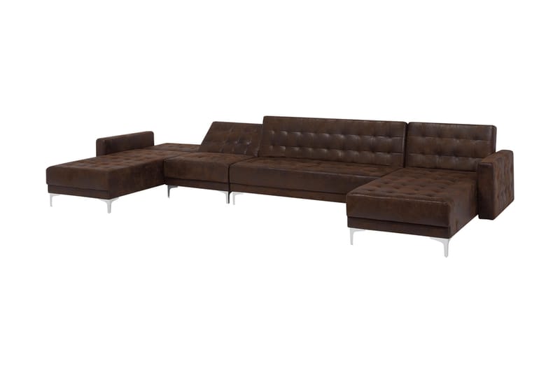 Aberdeen Chaiselongsofa med Sovefunktion - Brun - Møbler - Sofaer - Sovesofaer