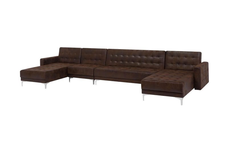 Aberdeen Chaiselongsofa med Sovefunktion - Brun - Møbler - Sofaer - Sovesofaer
