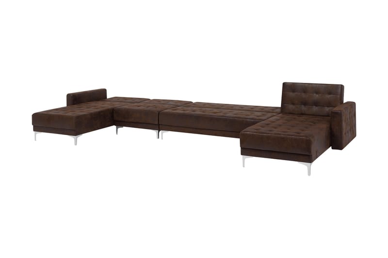 Aberdeen Chaiselongsofa med Sovefunktion - Brun - Møbler - Sofaer - Sovesofaer