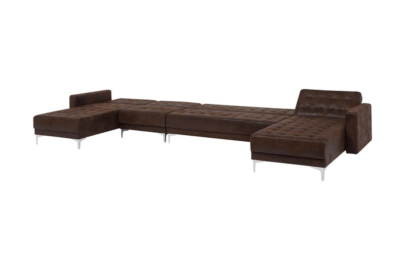 Aberdeen Chaiselongsofa med Sovefunktion - Brun - Møbler - Sofaer - Sovesofaer