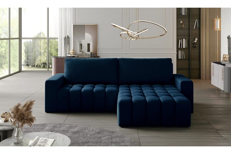 Abonetta Chaiselongsovesofa Højre, Blå