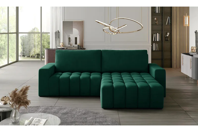 Abonetta Chaiselongsovesofa Højre, Grøn