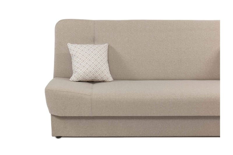 Abron 3-personers Foldbar Sovesofa med Opbevaring i Stof - Grå - Møbler - Sofaer - Sovesofaer