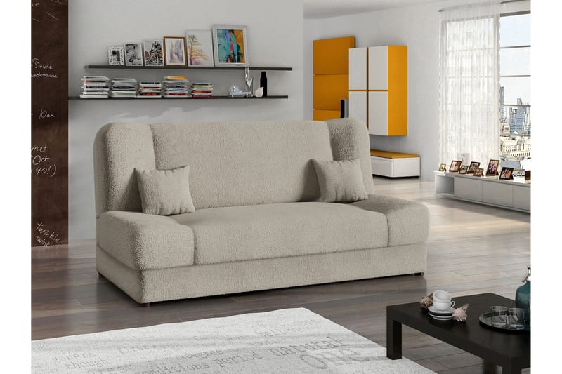 Abron Sovesofa 3-personers - Beige - Møbler - Sofaer - Sovesofaer