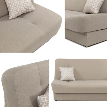 Abron Sovesofa 3-personers - Grå - Møbler - Sofaer - Sovesofaer