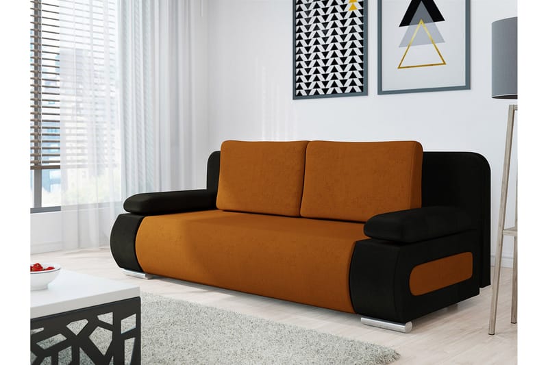 Adelma Sovesofa - Brun/Svart - Møbler - Sofaer - Sovesofaer
