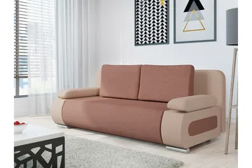 Adelma Sovesofa - Lyserød - Møbler - Sofaer - Sovesofaer