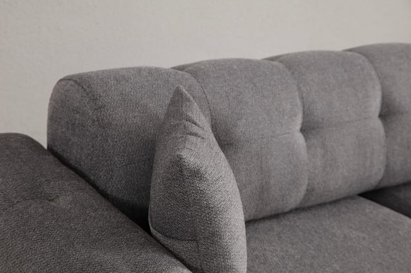 Adelphe 4-personers Sovesofa - Lysegrå - Møbler - Sofaer - Sovesofaer