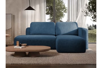 Afir Sovesofa Med 2-Personers Divan - Grå - Møbler - Sofaer - Sovesofaer