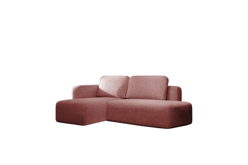 Afir Sovesofa Med 2-Personers Divan - Lyserød - Møbler - Sofaer - Sovesofaer