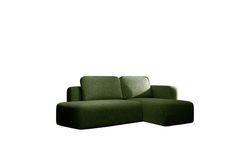Afir Sovesofa Med 2-Personers Divan - Grøn - Møbler - Sofaer - Sovesofaer