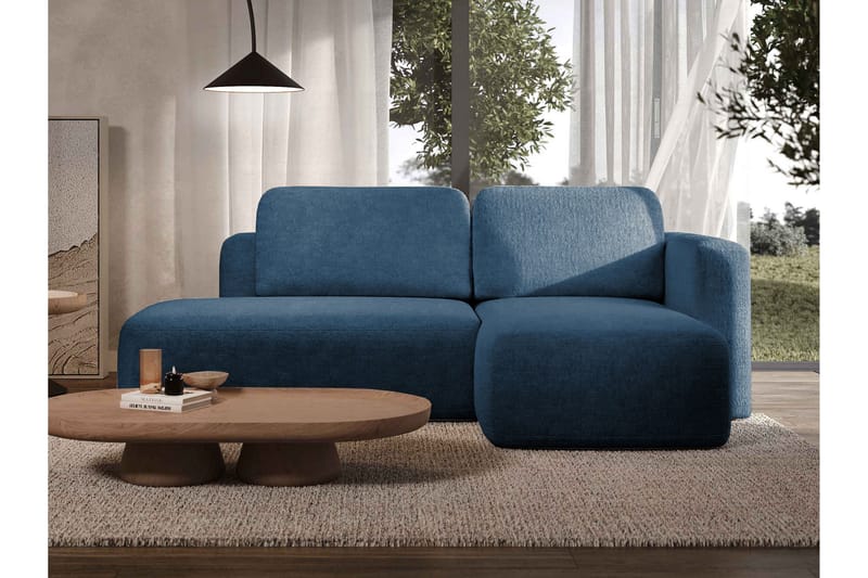 Afir Sovesofa Med 2-Personers Divan - Grå - Møbler - Sofaer - Sovesofaer