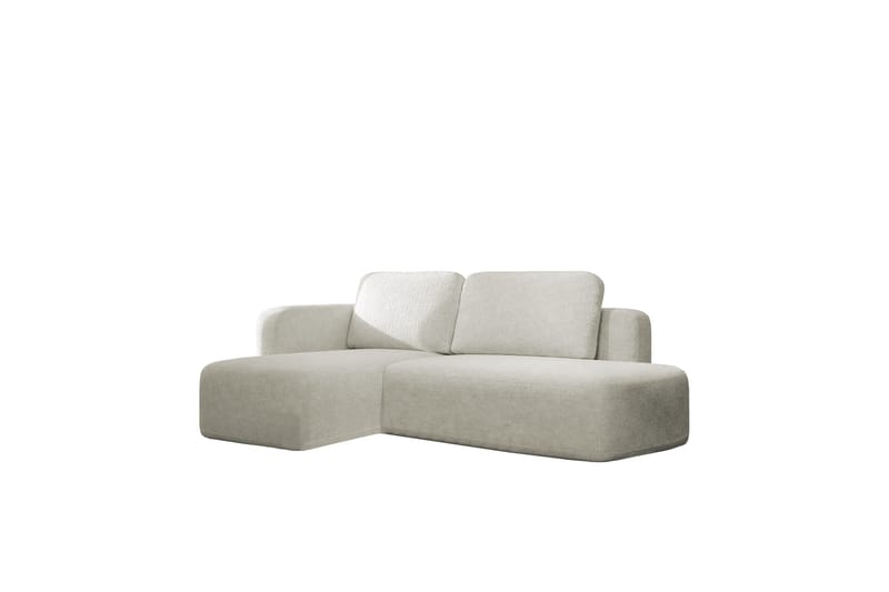 Afir Sovesofa Med 2-Personers Divan, Beige/Hvid