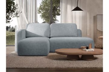 Afir Sovesofa Med 2-Personers Divan - Sort/Brun - Møbler - Sofaer - Sovesofaer