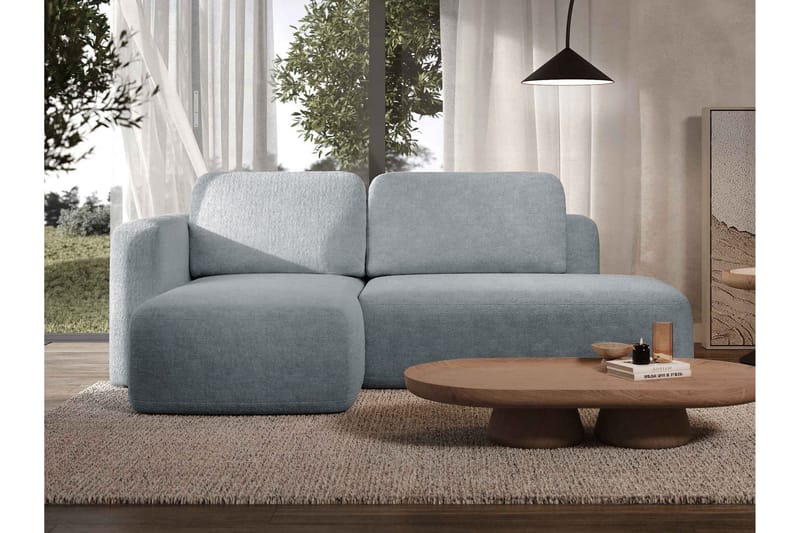 Afir Sovesofa Med 2-Personers Divan - Sort/Brun - Møbler - Sofaer - Sovesofaer