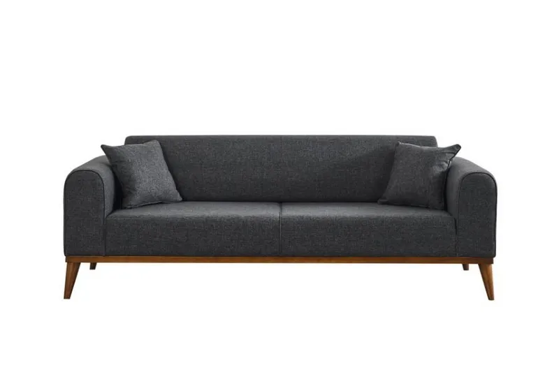 Akio 4-personers Sovesofa, Antracit